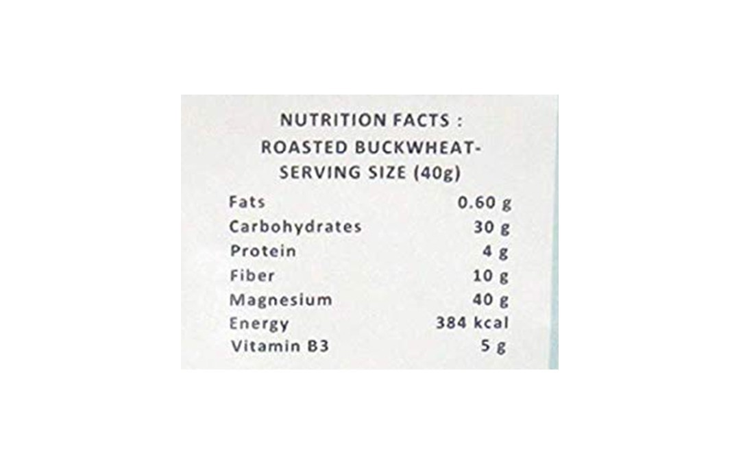 NutriBuck Roasted Buckwheat (Kasha)    Pack  900 grams